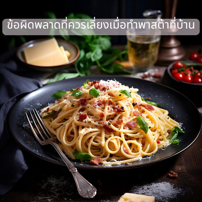 ข้อผิดพลาดที่ควรเลี่ยงเมื่อทำพาสต้าที่บ้าน